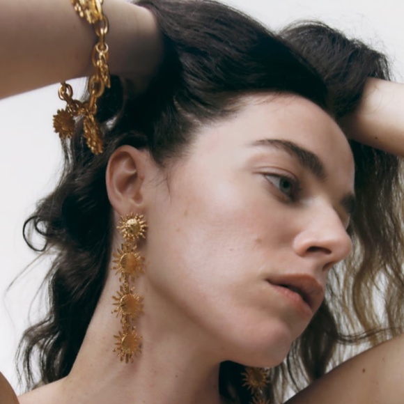 Zara SUN EARRINGS - Picture 6 of 9